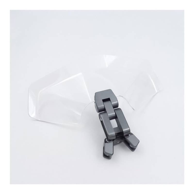 Windschutzscheibe Motorrad Universal Deflektor Spoiler Befestigung Windschutzscheibe Deflektor Einstellbare Höhe Verlängerung Windschutzscheibe von BAXPEVM