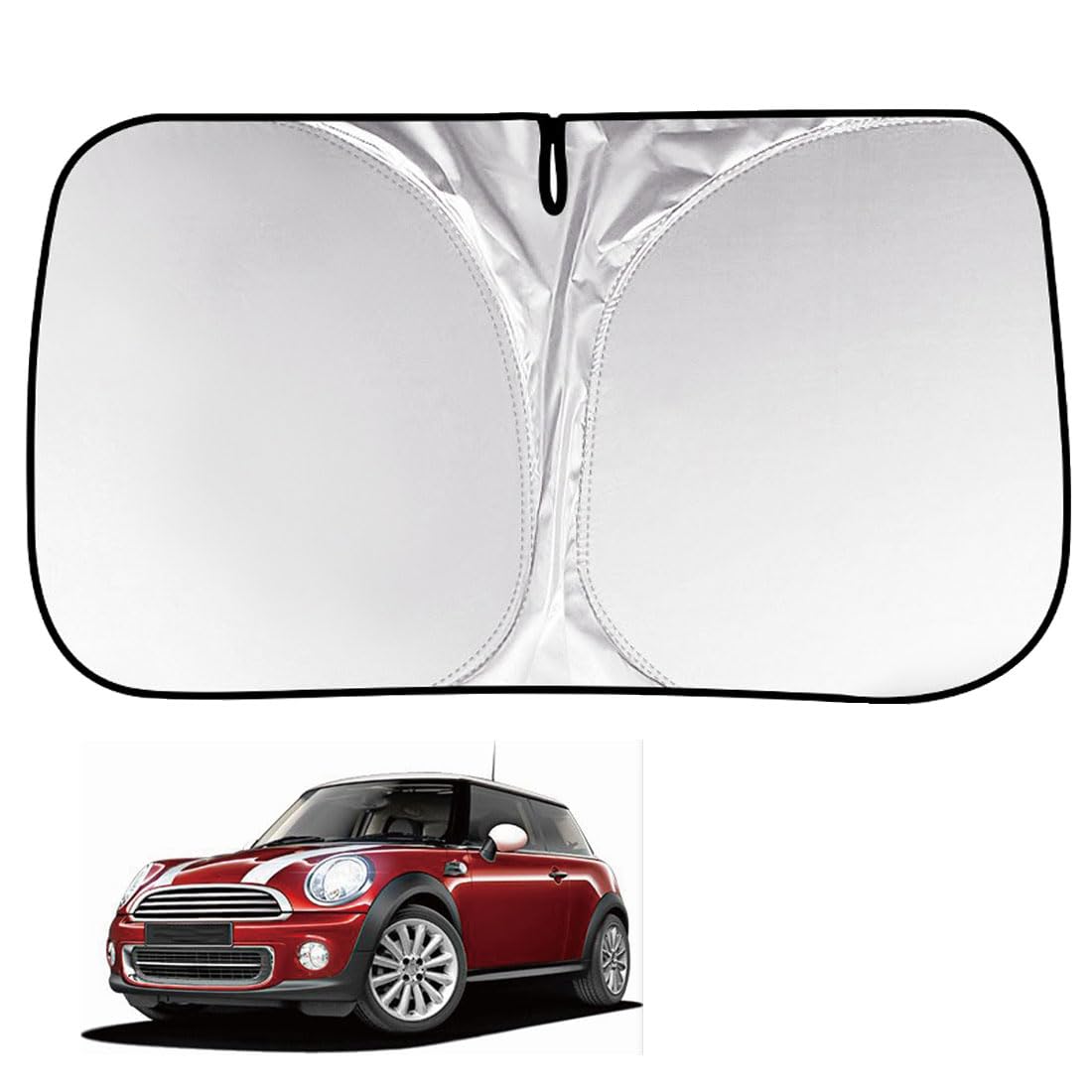 BAYAJIAZ Auto Sonnenschutz Frontscheibe Innen Abdeckung für Mini R56 Frontscheibenabdeckung Sonnenblende Vorne Windschutzscheibe UV-Reflexion für Sommer Faltbar Zubehör,A BAYAJIAZ Auto Sonnenschutz Frontscheibe Innen Abdeckung für Mini R56 Frontscheibenabdeckung Sonnenblende Vorne Windschutzscheibe UV-Reflexion für Sommer Faltbar Zubehör,A von BAYAJIAZ