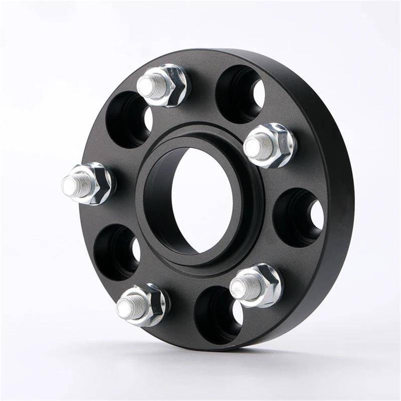 Spurverbreiterungen 1 Stück Abstandshalter Für Auto-Radnaben Aluminium-Radnabenverbreiterungsadapter Abstandshalter Trenner Für B&MW E60 E90(Black 1PCS 25MM) von BAYDE