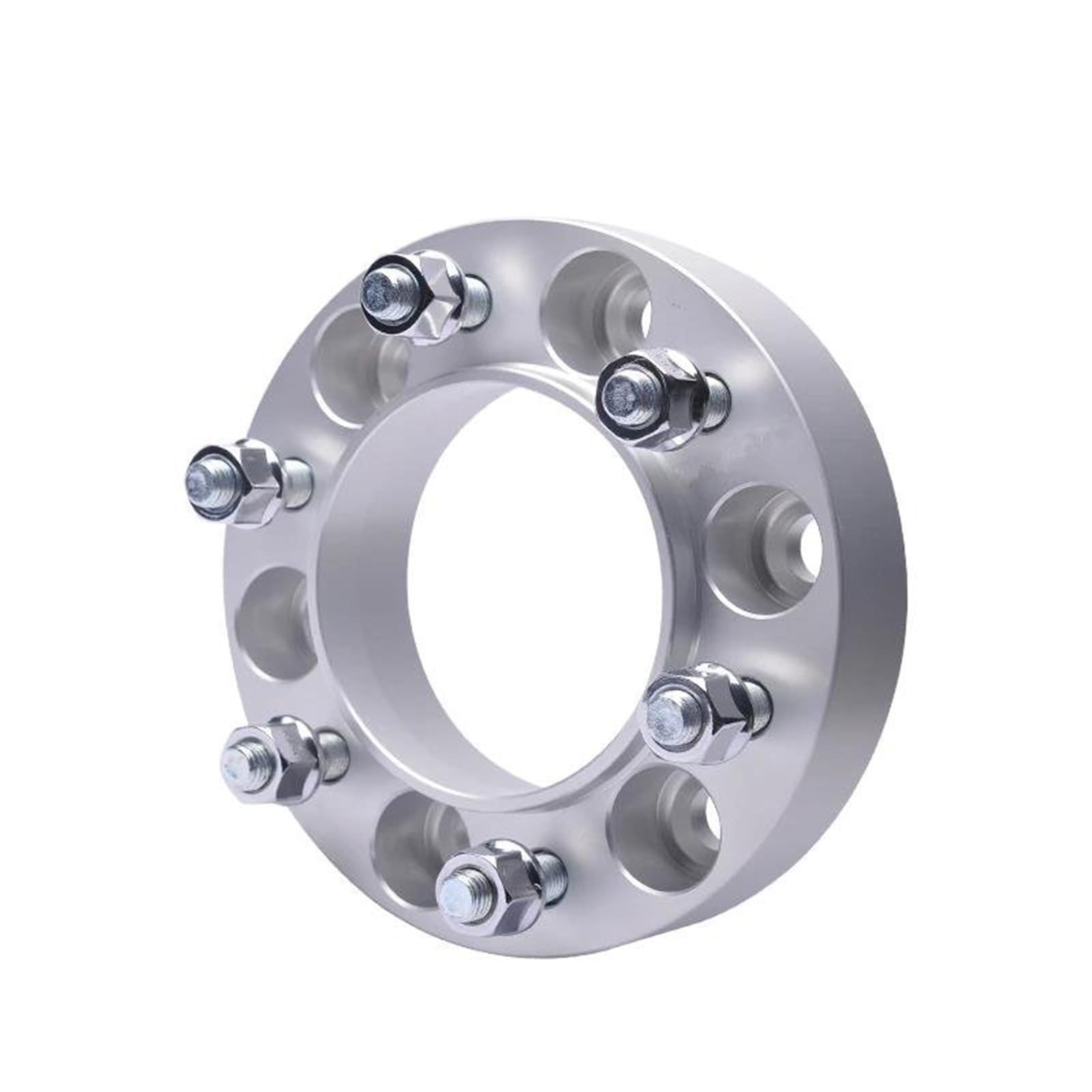 Spurverbreiterungen 2 Stück Abstandshalter Für Auto-Radnaben Aluminium-Nabenverbreiterungsadapter Abstandshalter Trenner Für Toyota Für Land Cruiser Für Prado(Silver 30mm) von BAYDE