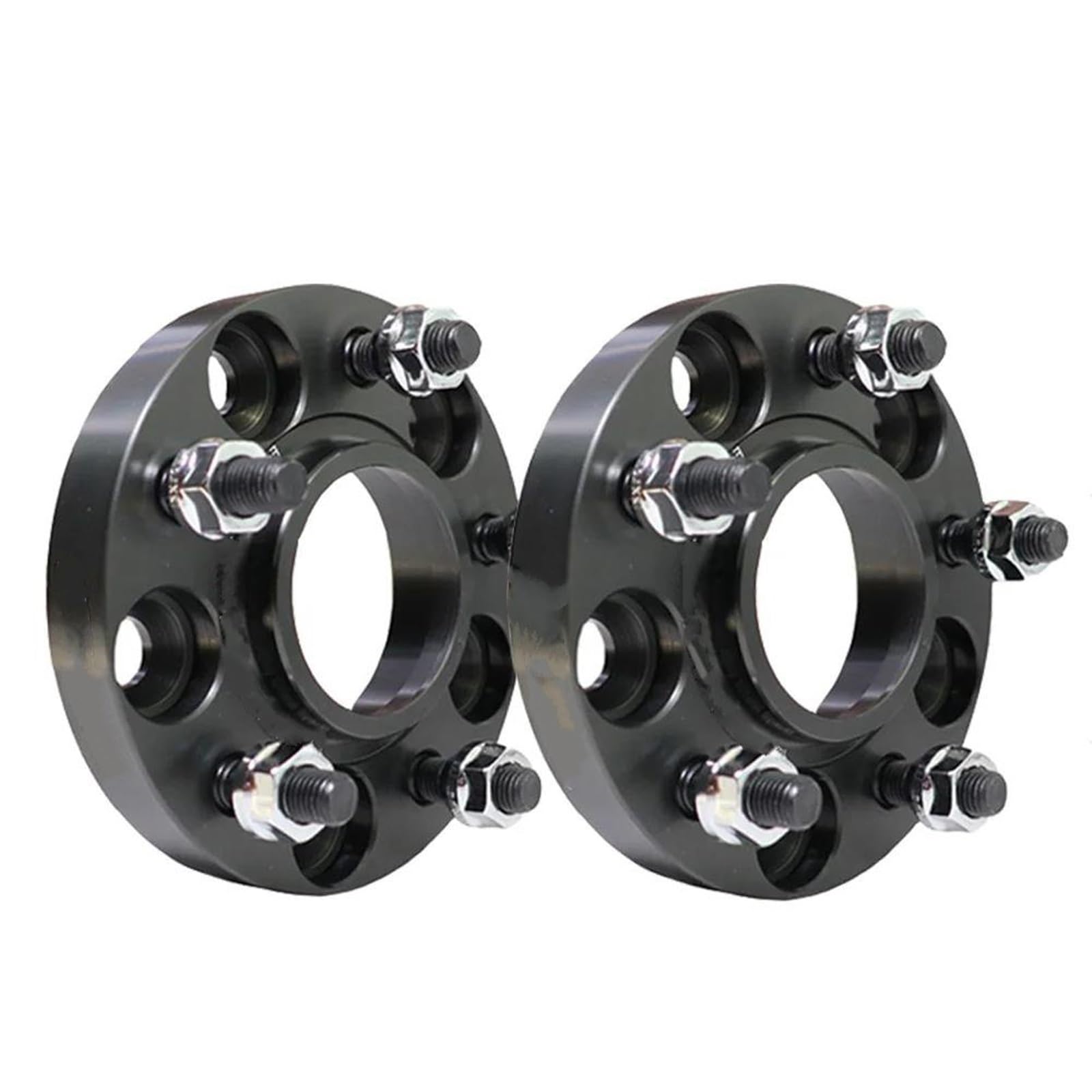 Spurverbreiterungen 2-teiliges Spurverbreiterungsset 5x114,3 Nabenmitte 64,1 Mm M14x1,5 Aluminiumadapter Für Tesla Für Model 3 Für Model Y(2 pieces black 30mm) von BAYDE