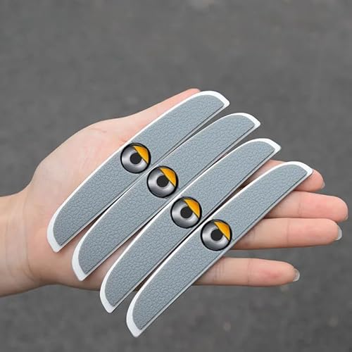 BBAUER Autotürgriff Rückspiegel Schutzaufkleber, für Smart Fortwo Forfour 450 451 453, PVC, Chrom, Grey von BBAUER