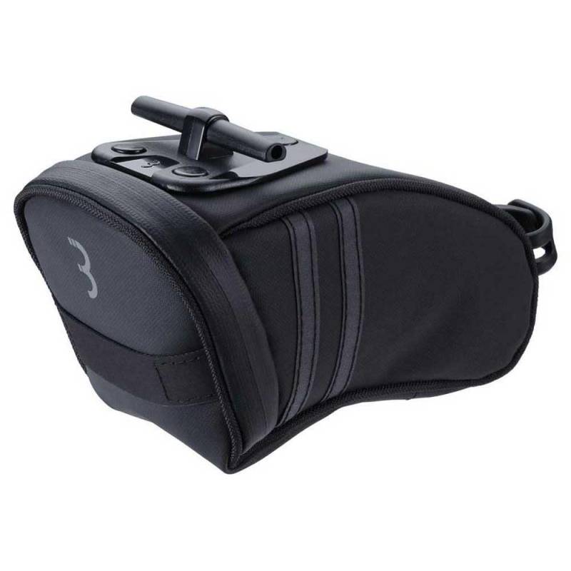 BBB Cycling Fahrrad Satteltasche für einfache Montage auf Mountainbike Rennrad und citybike, Kompakte Sattel Tasche, Saddle Bag, BSB-13L 2.0 Curvepack, Schwarz, Large (690 cm3) von BBB
