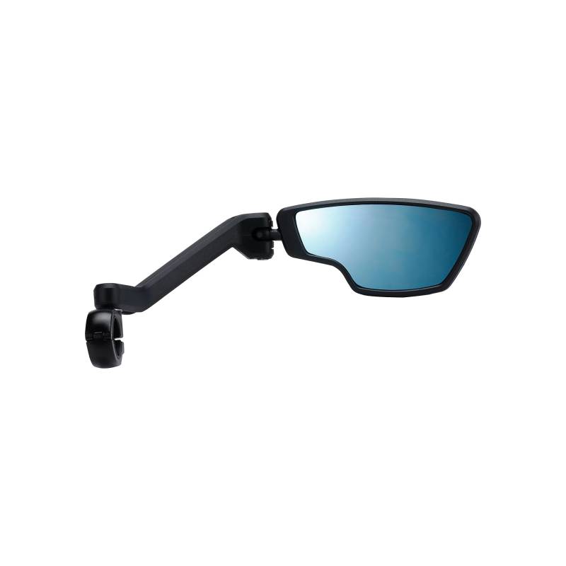 BBB Cycling CityView Fahrradspiegel E-Bike Rechte Seite - Passend für Lenker Ø 19-26 mm - Entspiegelte Beschichtung - Rückspiegel Fahrrad - Schwarz - BBM-05 - Rechts von BBB