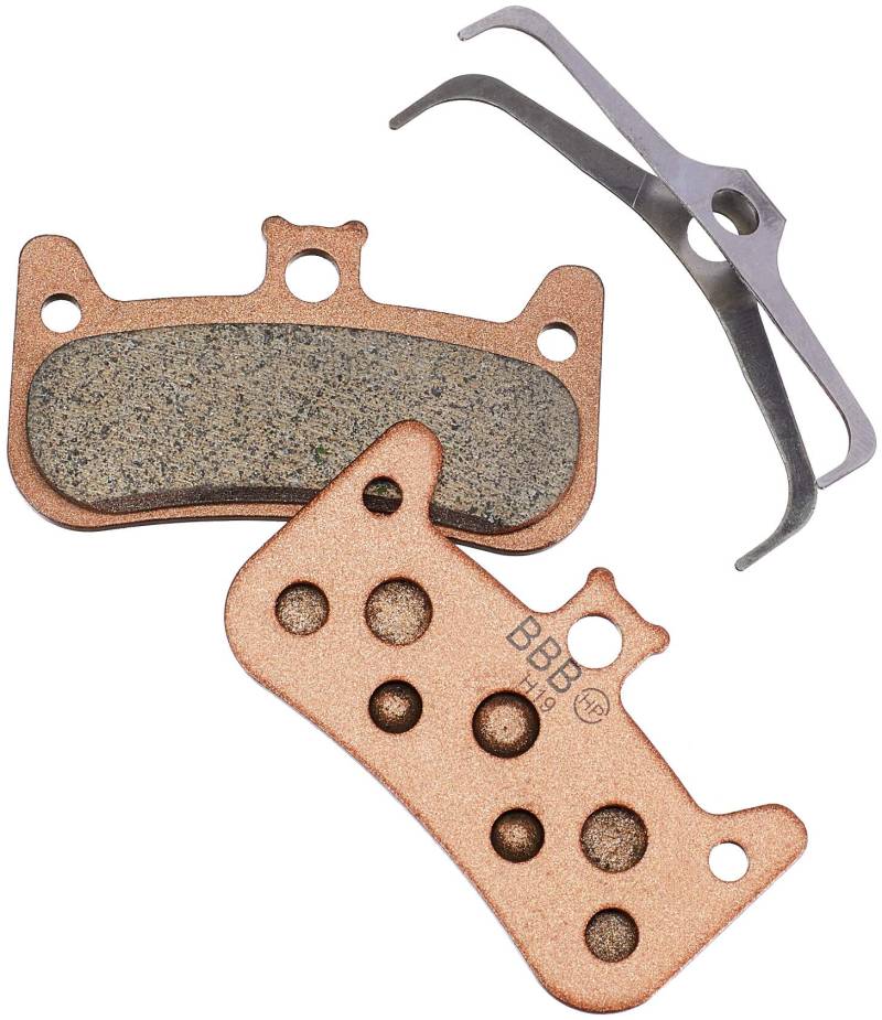 BBB Cycling Fahrrad Bremsbeläge Scheibenbremsen Gesinterten Scheibenbremsbeläge für Formula 1 Paar DiscStop HP Sintered BBS-68S von BBB