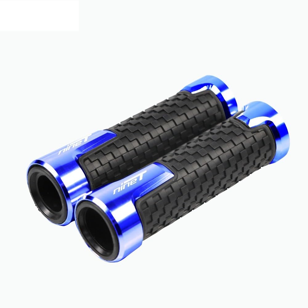 BBIGTIFWX Motorrad-Anti-Rutsch-Griff Für B&MW R Nine T Scrambler R9T RNINET Motorradzubehör 7/8'' 22MM Gummi Hand End Grip Bar Lenkergriffe Griff Bar(9) von BBIGTIFWX