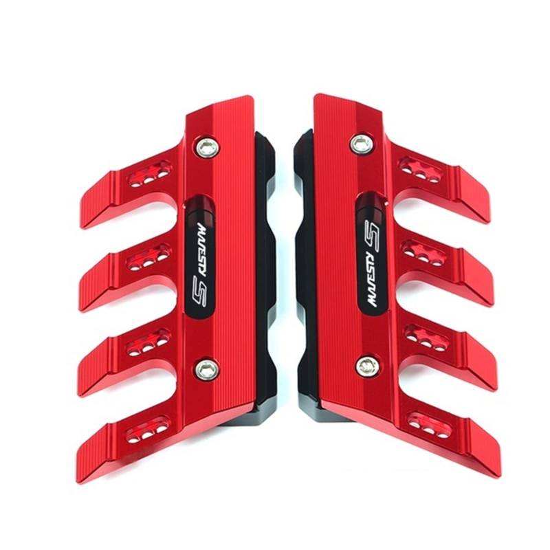 BBMOT Motorradschutz Motorrad Kotflügel Gabelschutz Schutzblock Frontfender Anti-Fall-Slider Für Yamaha Majesty-S Majesty S(ROT) von BBMOT