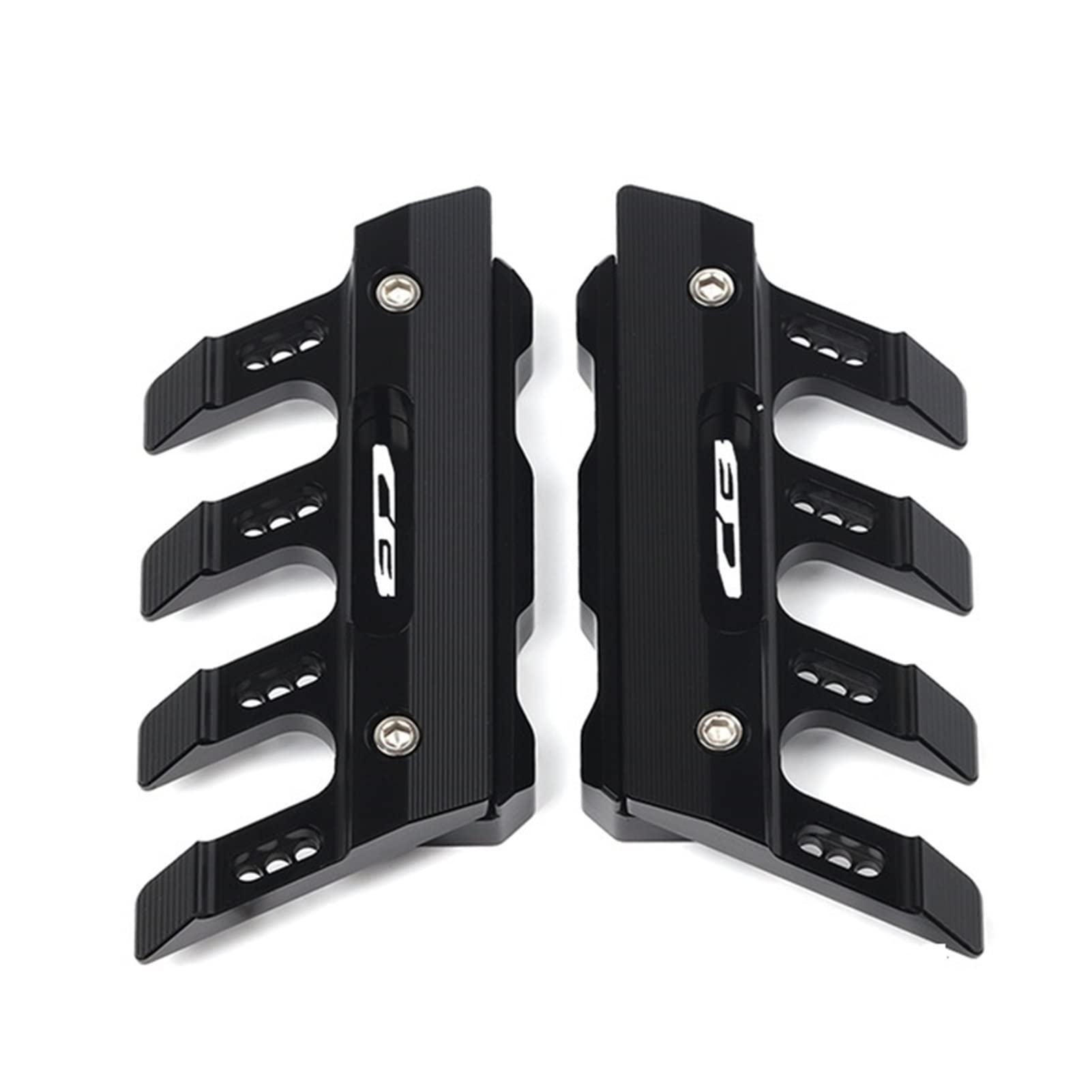 BBMOT Motorradschutz Motorrad-Kotflügel-Seitenschutz-Halterung Stoßfänger-Front-Kotflügel-Abdeckung Anti-Fall-Slider Für Honda CB 150R 650R 300R 250R 650F 600F(SCHWARZ) von BBMOT