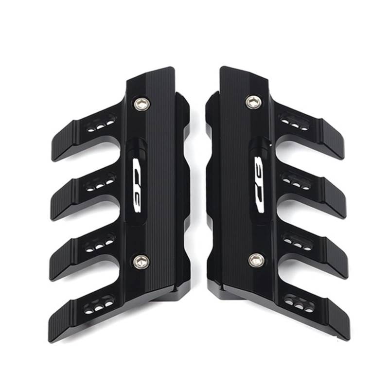 BBMOT Motorradschutz Motorrad-Kotflügel-Seitenschutz-Halterung Stoßfänger-Front-Kotflügel-Abdeckung Anti-Fall-Slider Für Honda CB 150R 650R 300R 250R 650F 600F(SCHWARZ) von BBMOT