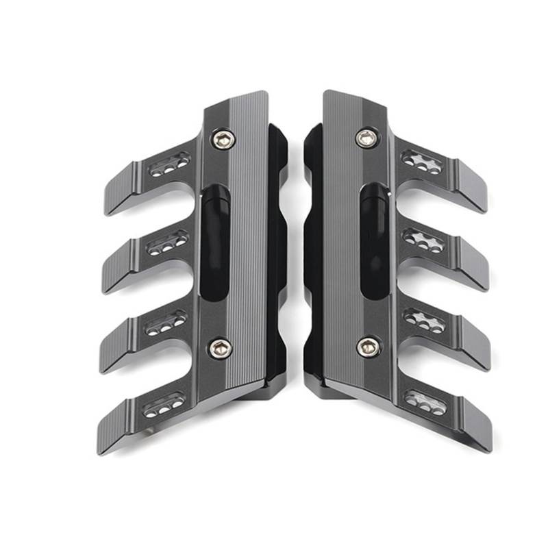 Motorradschutz Motorrad CNC Zubehör Kotflügel Seitenschutz Block Frontfender Anti-Fall Slider Für K Z900rs Z900RS Cafe(Titan) von BBMOT