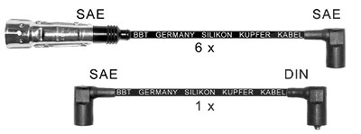 Bbt Zündleitungssatz [Hersteller-Nr. ZK0417] für Mercedes-Benz von BBT