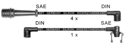 Bbt Zündleitungssatz [Hersteller-Nr. ZK1581] für Renault von BBT
