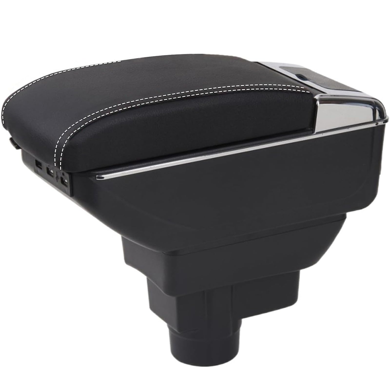 BBTISG Auto Armlehne Box, Dual Layer Auto Mittelarmlehne Mittelkonsole mit 7 USB Ladeanschlüssen Mittelkonsole Aufbewahrungsbox für Corsa D 2006-2014 (Stil 3) von BBTISG