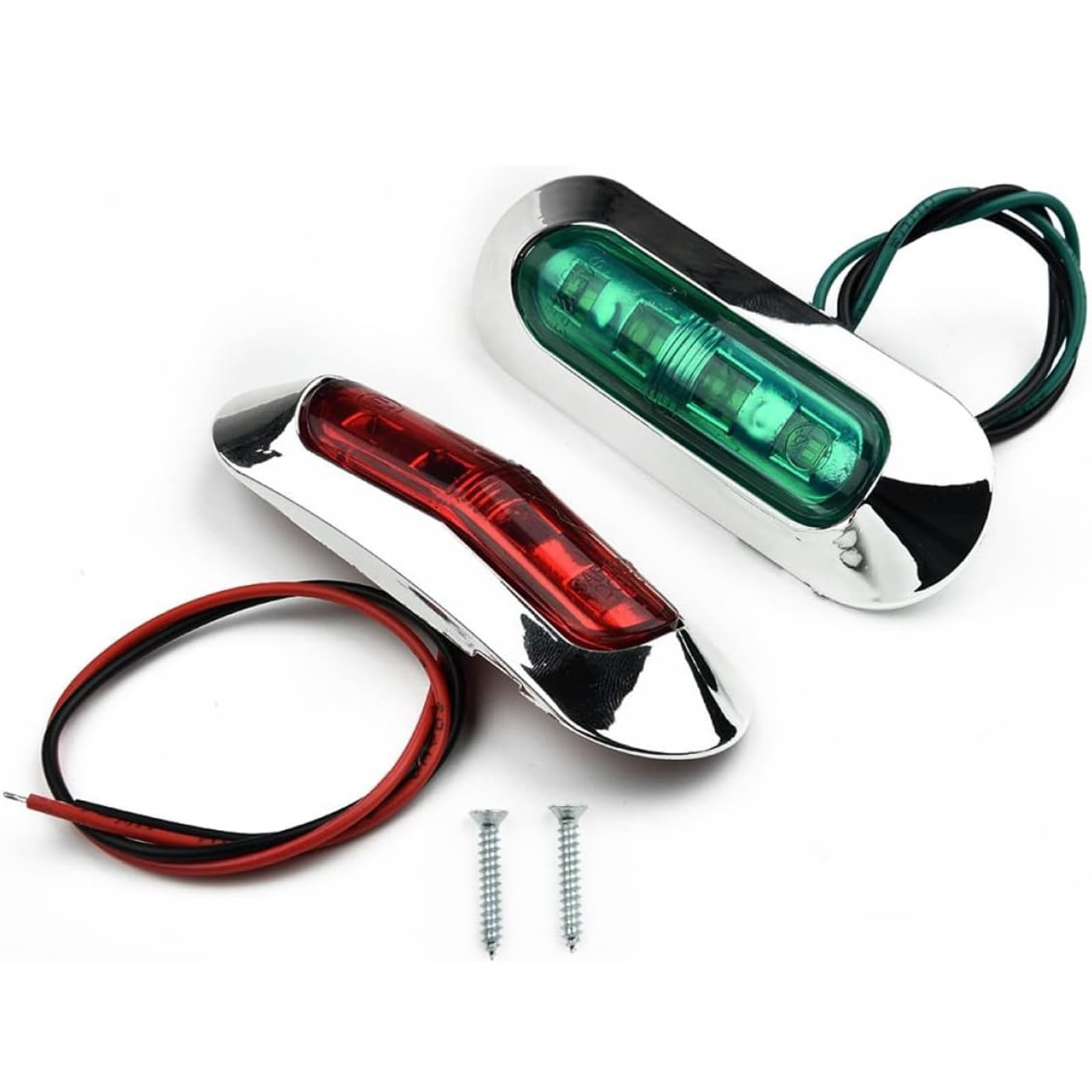 BBTISG 2 Stück rot grüne LED Boot Navigationslichter, Boot rot und grün Bogen Lichter 12-24V Wasserdicht Bogen Ponton Lichter für Ponton Boot Schlauchboot Kajak BBTISG 2 Stück rot grüne LED Boot Navigationslichter, Boot rot und grün Bogen Lichter 12-24V Wasserdicht Bogen Ponton Lichter für Ponton Boot Schlauchboot Kajak von BBTISG