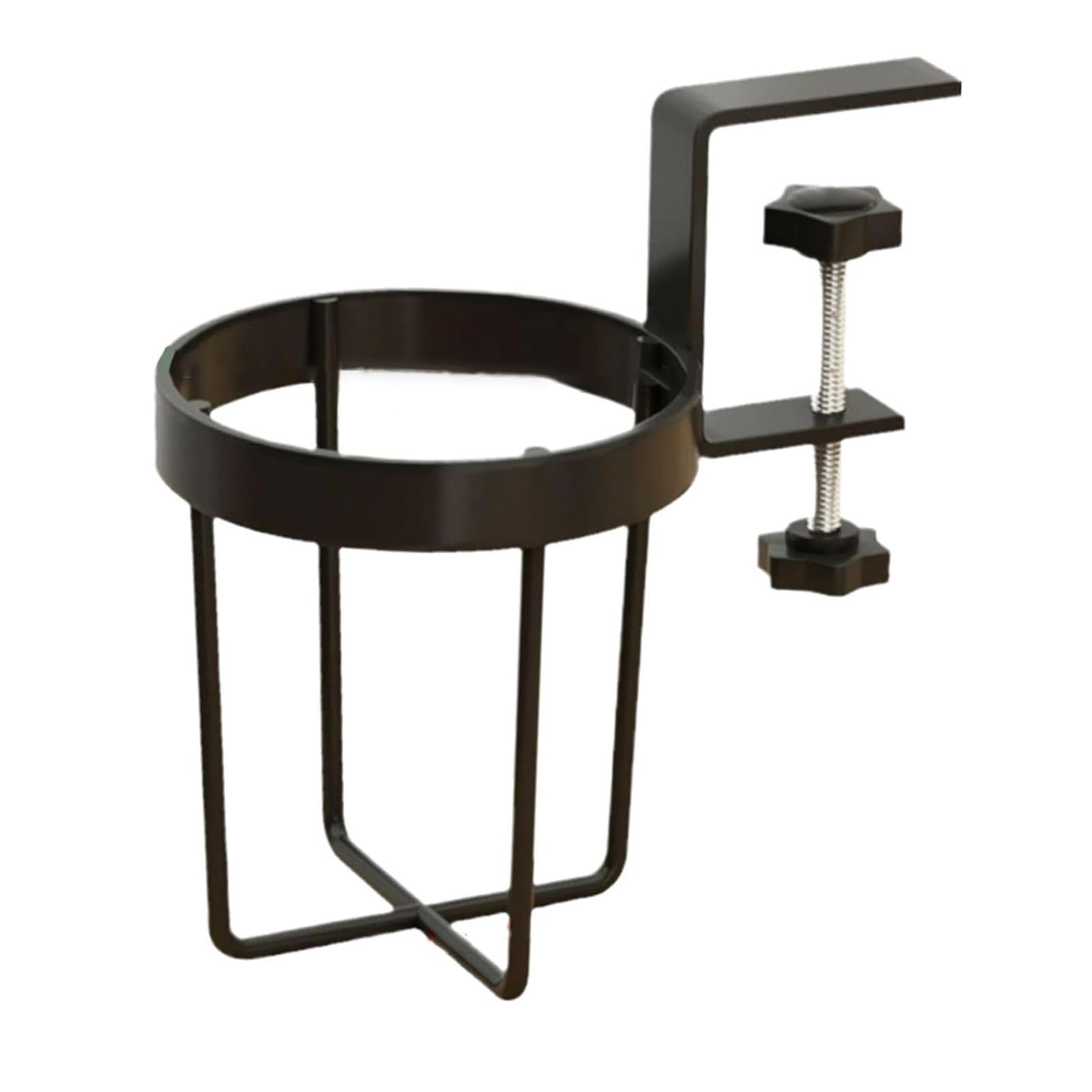 BBTISG Edelstahl Schreibtisch Getränkehalter, Anti-Rutsch, Galvanisiert, für Schreibtisch oder Tisch, Kaffeetassen, Wasserflaschen (schwarz) BBTISG Edelstahl Schreibtisch Getränkehalter, Anti-Rutsch, Galvanisiert, für Schreibtisch oder Tisch, Kaffeetassen, Wasserflaschen (schwarz) von BBTISG