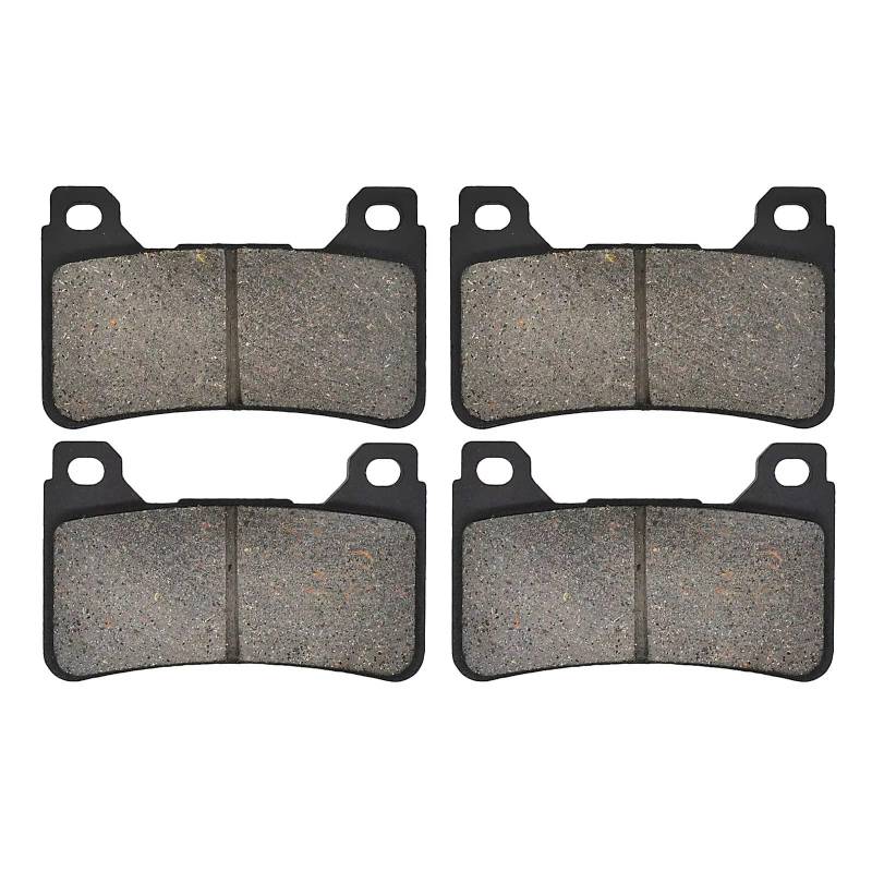 BBWUQIU Bremsbeläge Motorrad Für CBR600RR 2005 2006 Für CBR1000RR 2004 2005 Motorrad Teile Vorne Hinten Bremsbeläge Kit Bremsscheibe Motorrad Bremse Upgrade Teile(2 Pair Front) von BBWUQIU