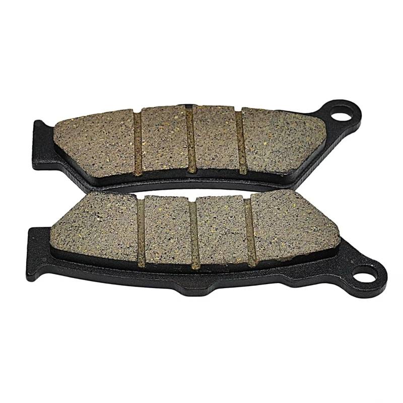 BBWUQIU Bremsbeläge Motorrad Für NX500 V W X Für Dominator 1997 1998 1999 Für NX650 V W X Für Dominator 1997 1998 1999 2000 2001 2002 Motorrad Vorne Hinten Bremsbeläge(1 Pair Front) von BBWUQIU