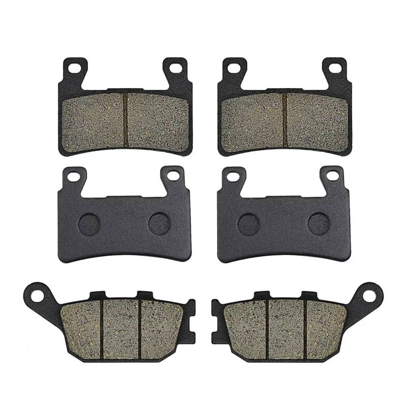 BBWUQIU Bremsbeläge Motorrad Für RVT 1000R Für RC51 2000 2001 2002 2003 2004 2005 2006 Für CB1300 Für Super Four 2003 2004 2005 2006 2007 2008 2009 Motorrad Vorne Hinten Bremsbeläge(Front and Rear) von BBWUQIU
