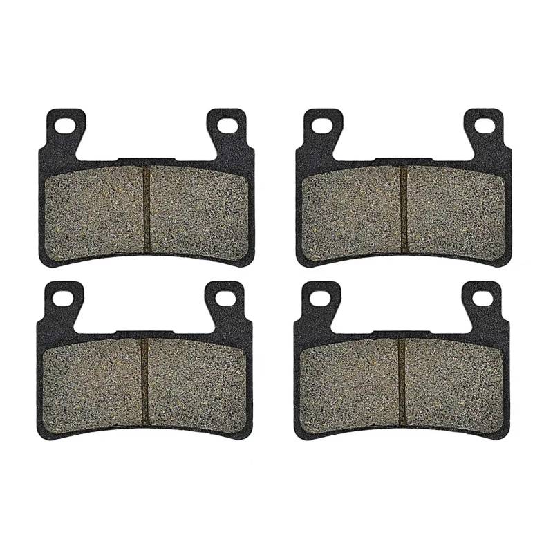 BBWUQIU Bremsbeläge Motorrad Für RVT 1000R RC51 2000 2001 2002 2003 2004 2005 2006 Für CB1300 Für Super Four 2003 2004 2005 2006 2007 2008 2009 Motorrad Vorne Hinten Bremsbeläge(2 Pairs Front) von BBWUQIU