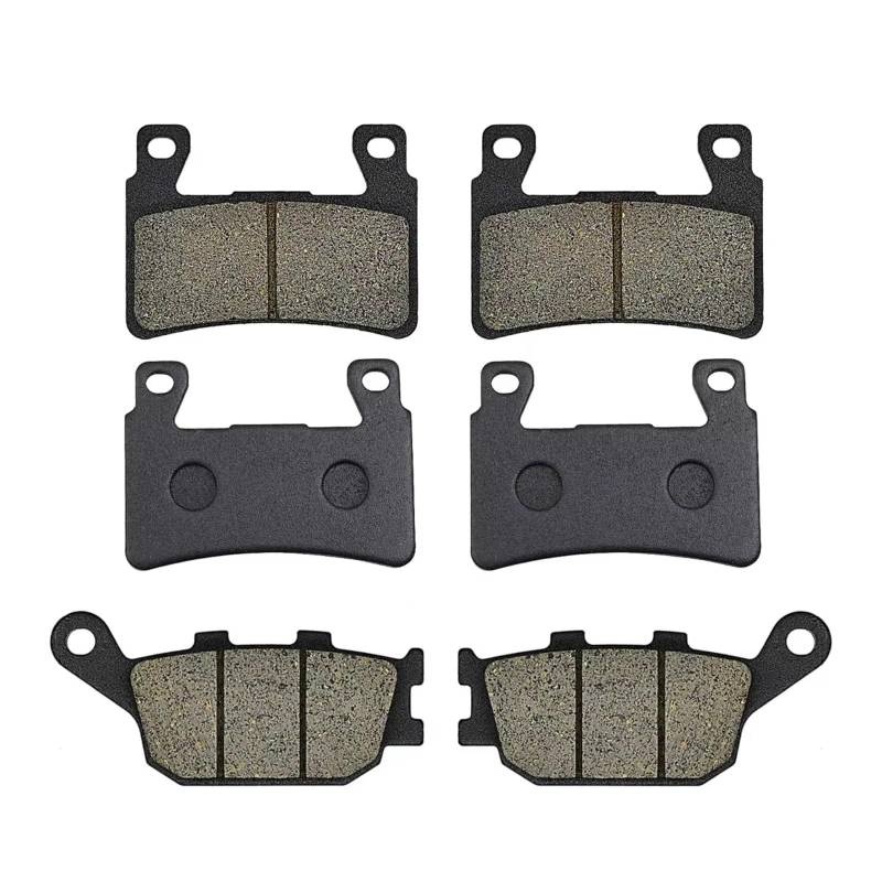 BBWUQIU Bremsbeläge Motorrad Für RVT 1000R RC51 2000 2001 2002 2003 2004 2005 2006 Für CB1300 Für Super Four 2003 2004 2005 2006 2007 2008 2009 Motorrad Vorne Hinten Bremsbeläge(Front and Rear) von BBWUQIU