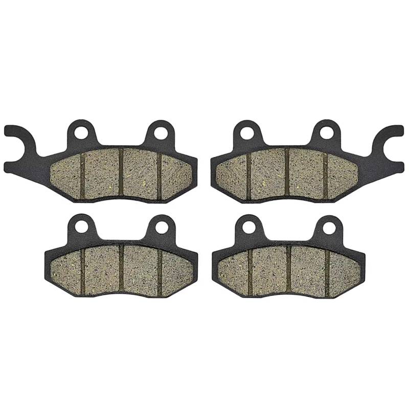 BBWUQIU Bremsbeläge Motorrad Kompatibel Mit Für KLR650 Für KL650E 2008 2009 2010 2011 2012 2013 2014 2015 2016 Motorrad Vorne Hinten Bremsbeläge(Front and Rear) von BBWUQIU