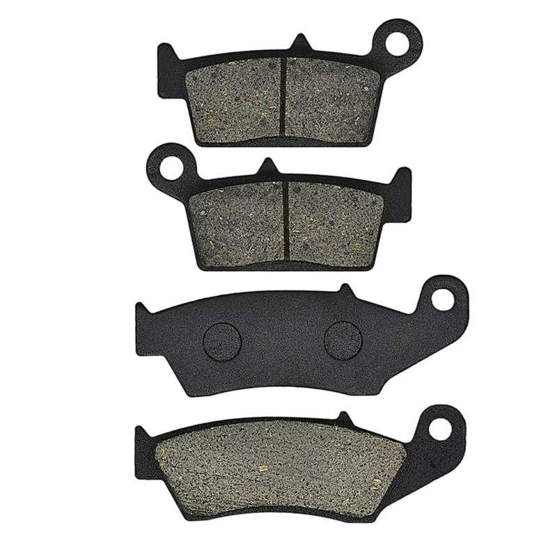 BBWUQIU Bremsbeläge Motorrad Kompatibel Mit Suzuki Für RM125 2006–2009 Für DR-Z400 2000–2006 Für DR-Z400E 2000–2007 Motorrad Vorne Hinten Bremsbeläge(Front and Rear) von BBWUQIU