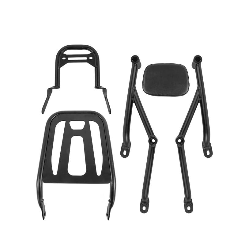 BBWUQIU Motorrad Gepäckträger hinten Für CMX300 2017 2018 2019 2020 2021 2022 2023 Motorrad Gepäck Unterstützung Rack Sissy Bar Hinten Passagier Rückenlehne Kissen Pad von BBWUQIU