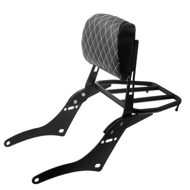 BBWUQIU Motorrad Gepäckträger hinten Für CMX500 300 2017 2018 2019 2020 2021 2022 2023 2024 Motorrad Gepäck Träger Halterung Rückenlehne Sissy Bar Mit Gepäckträger Pad von BBWUQIU