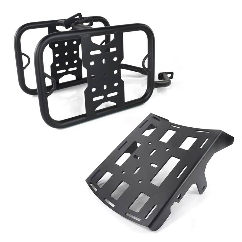 BBWUQIU Motorrad Gepäckträger hinten Kompatibel Mit Suzuki Für DR650 1996–2024 Motorrad-Seitenträger Packtaschen Rahmen Top-Box Satteltaschen-Halterung Motorrad-Gepäckträger von BBWUQIU