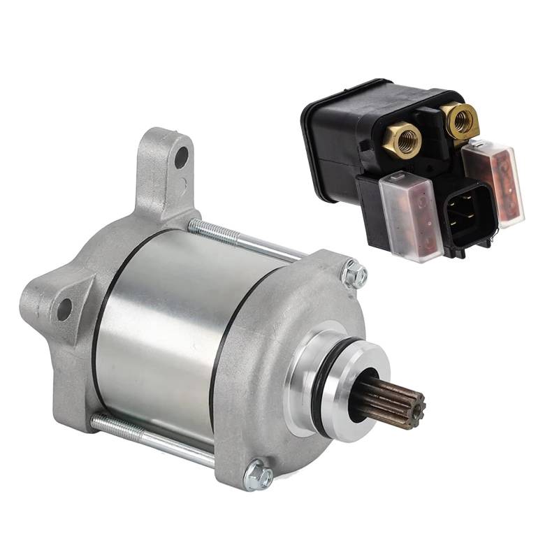 BBWUQIU Starter Solenoid Kompatibel Mit CRF450R Für CRF450RX 2019 2020 2021 2022 2023 31200-MKE-A71 35851-MKE-A11 Motorrad-Startermotor Und Magnet Für Relais von BBWUQIU
