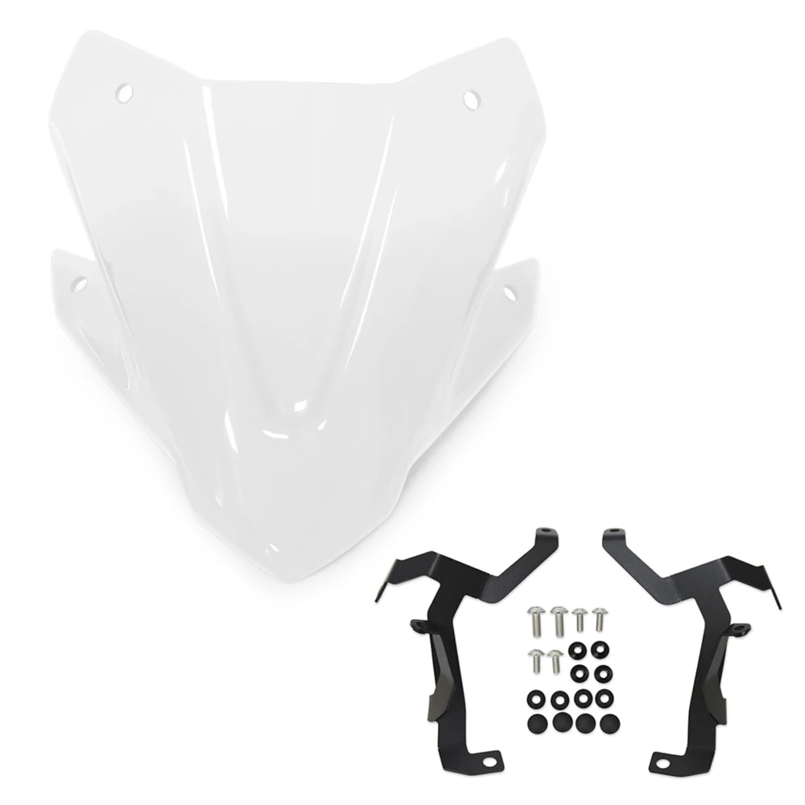 BBWUQIU Windabweiser Motorrad Für CB750 Für Hornet 2023 2024 Motorrad Zubehör Windschutzscheibe Verlängerung Spoiler Deflektor Windschutzscheibe Motorrad Windabweiser(Transparent) von BBWUQIU