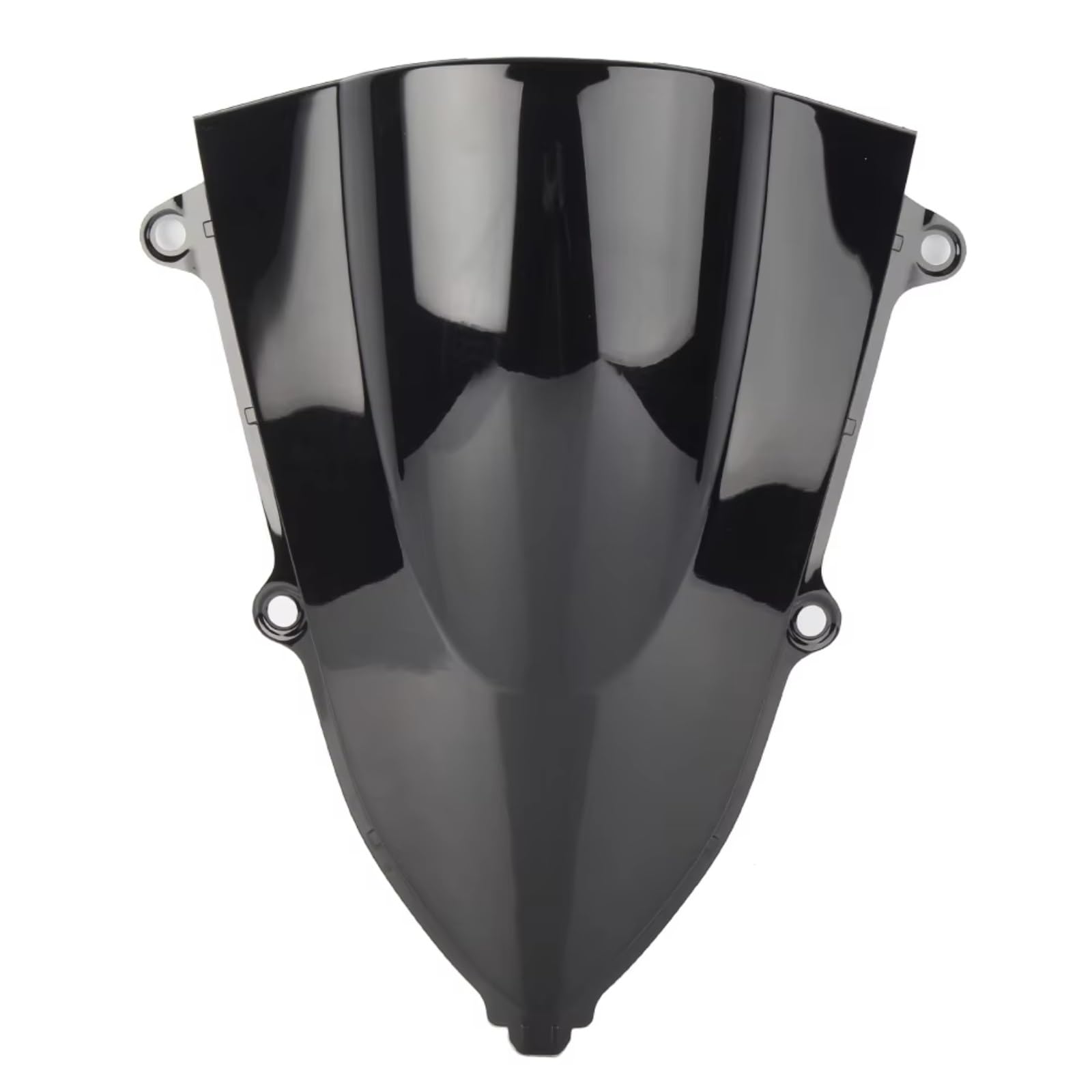 BBWUQIU Windabweiser Motorrad Für CBR250RR 2017 2018 ABS Kunststoff Motorrad Zubehör Windschutzscheibe Double Bubble Windschutzscheibe Motorrad Windschutzscheibe Spoiler(Black) von BBWUQIU
