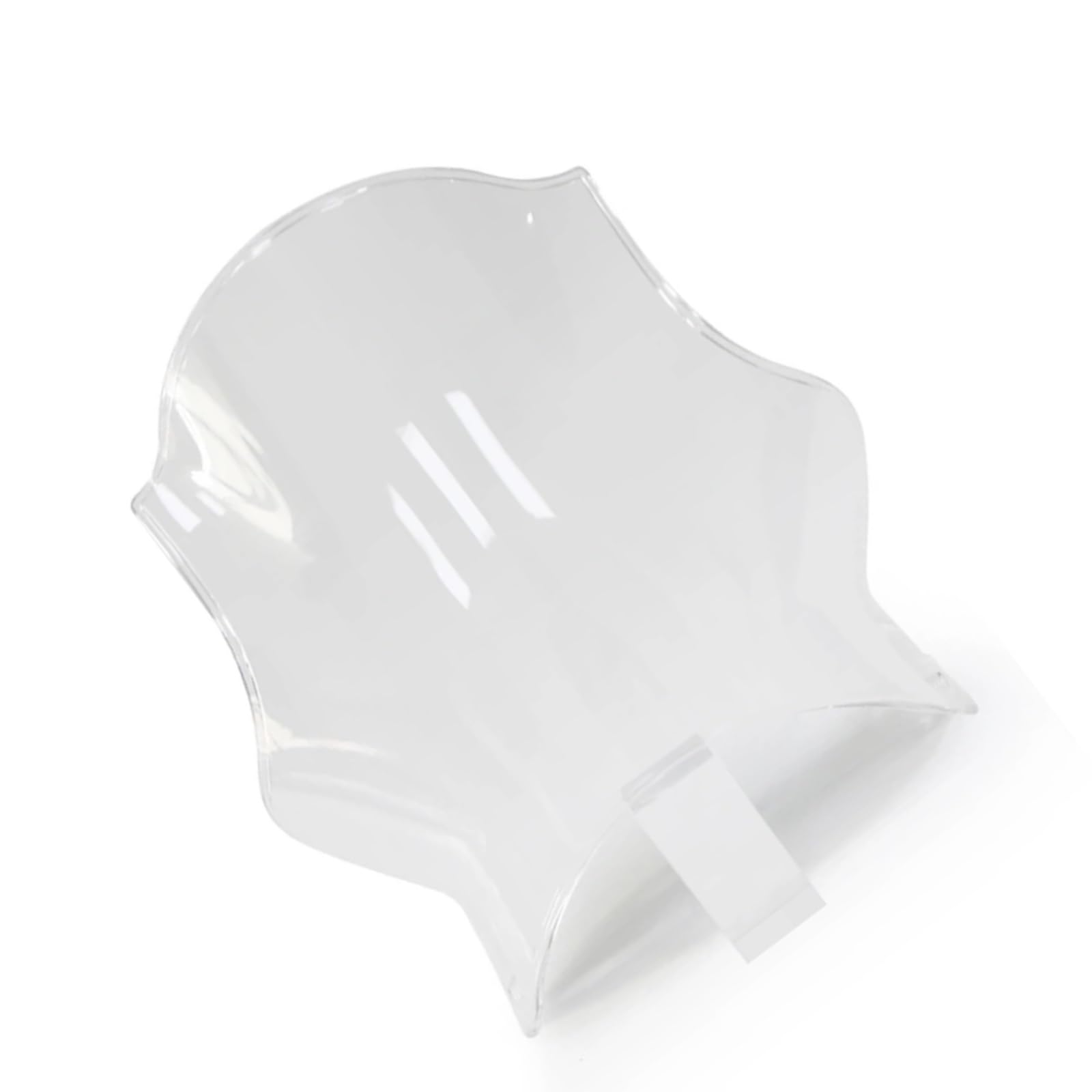 BBWUQIU Windabweiser Motorrad Für ER5 Für ZR550 Für ZR7 Für Zephyr 550 Motorrad Windschutzscheibe Windschutz Runde Lichter Für Street Bike Glas Motorrad Windschutzscheibe Spoiler(Transparent) von BBWUQIU