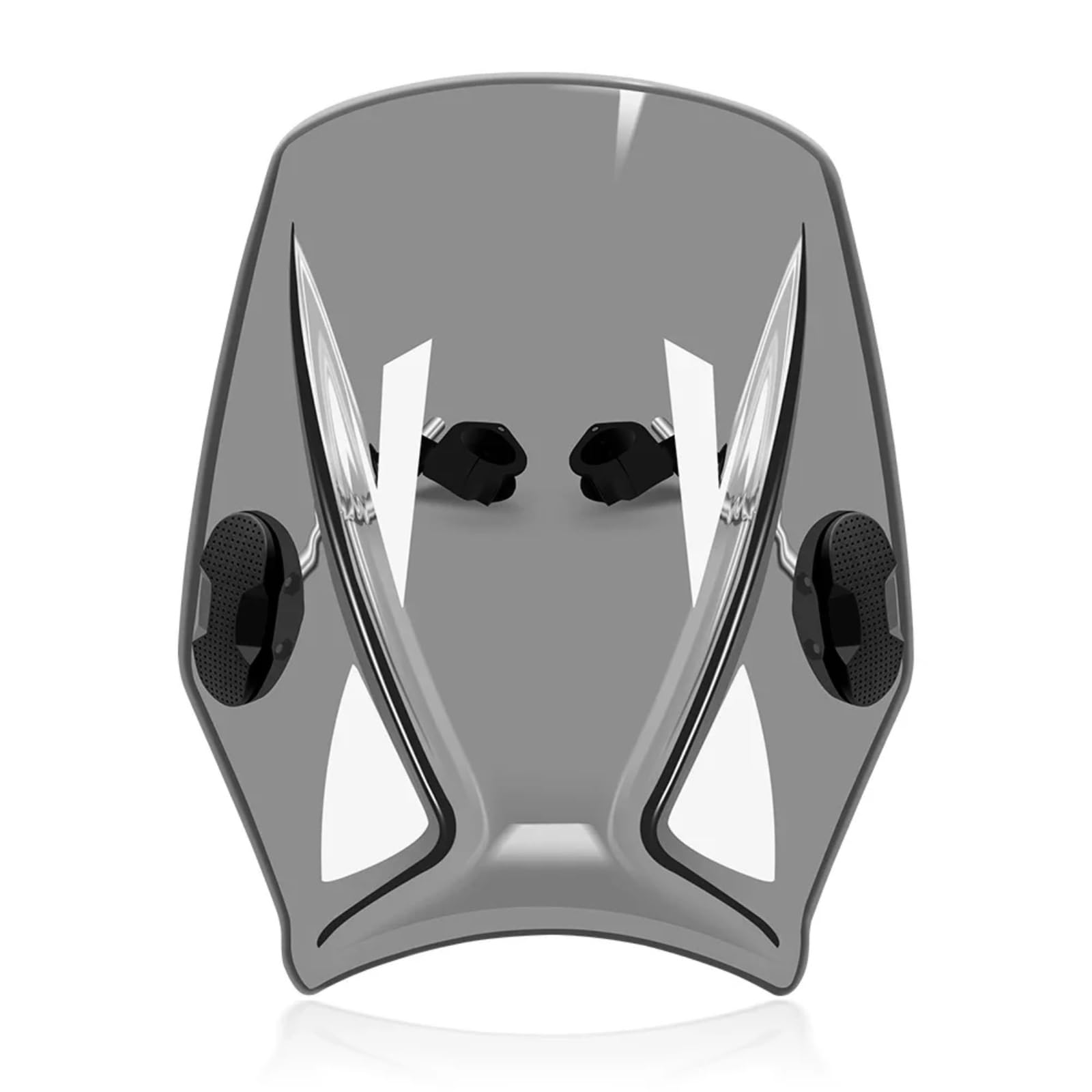 BBWUQIU Windabweiser Motorrad Für F750GS 2018-2020 Windschutzscheibe Abdeckung Schutz Motorrad Windschutzscheibe Universal Windschutzscheibe Universal Halterung Motorräder Spoiler(Gray) von BBWUQIU