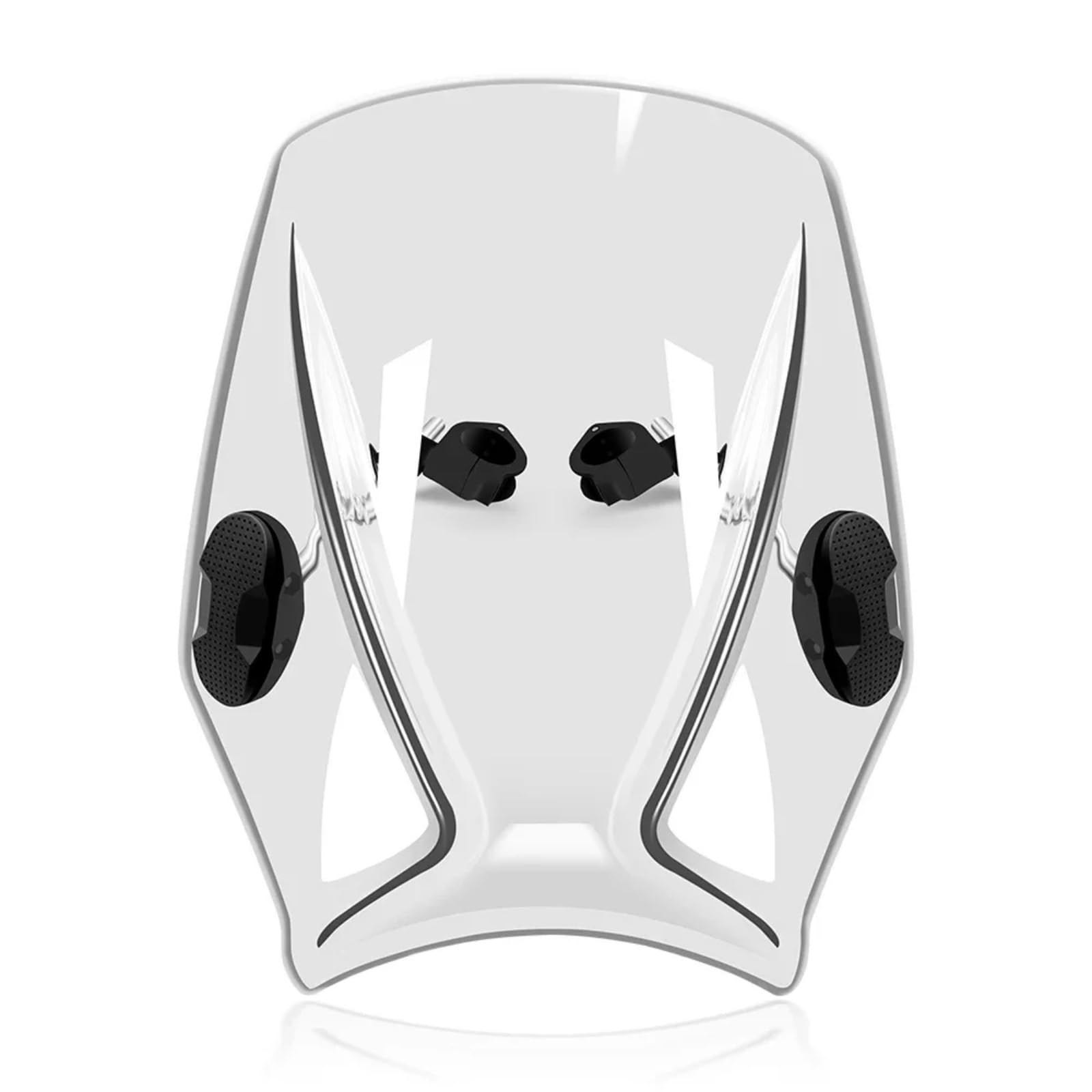 BBWUQIU Windabweiser Motorrad Für F750GS 2018-2020 Windschutzscheibe Abdeckung Schutz Motorrad Windschutzscheibe Universal Windschutzscheibe Universal Halterung Motorräder Spoiler(White) von BBWUQIU