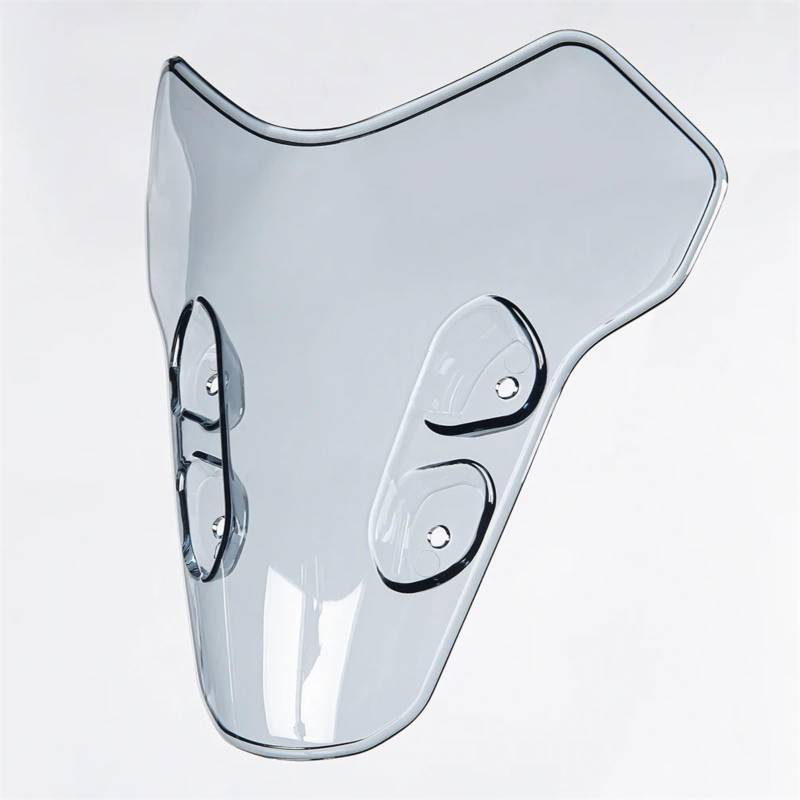BBWUQIU Windabweiser Motorrad Für MT-07 2021 2022 2023 Windschutzscheibe Windschutz Air Deflektor Motorrad Frontscheibe Wind Zubehör Motorrad Deflektor Windschutzscheibe(Light Smoke) von BBWUQIU