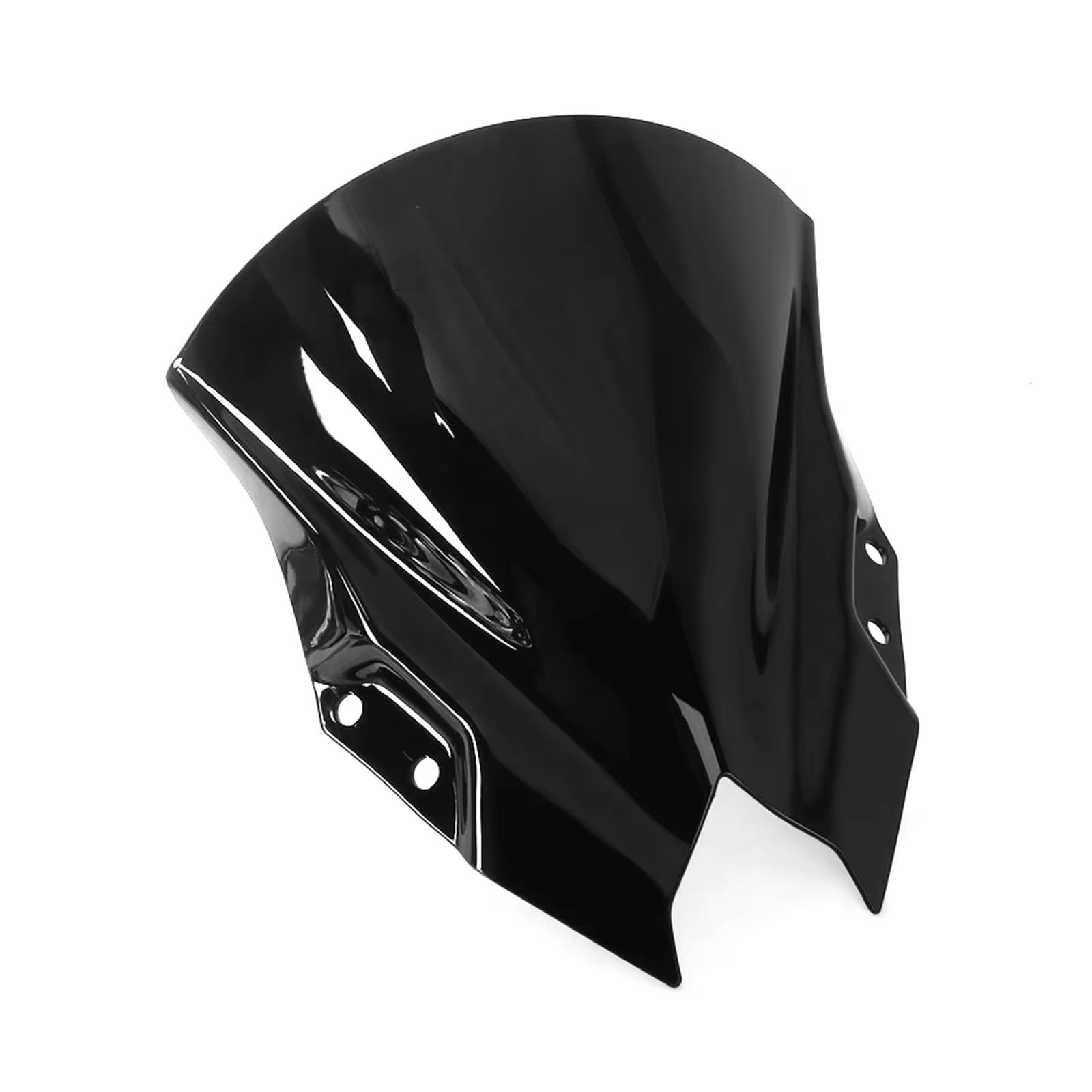 BBWUQIU Windabweiser Motorrad Für Ninja 500 2024 2025 Für SE 2024 2025 Motorrad Windschutzscheibe Windschutz Windabweiser Schutz Abdeckung Bildschirm Gugel Schallwand Spoiler(Black) von BBWUQIU