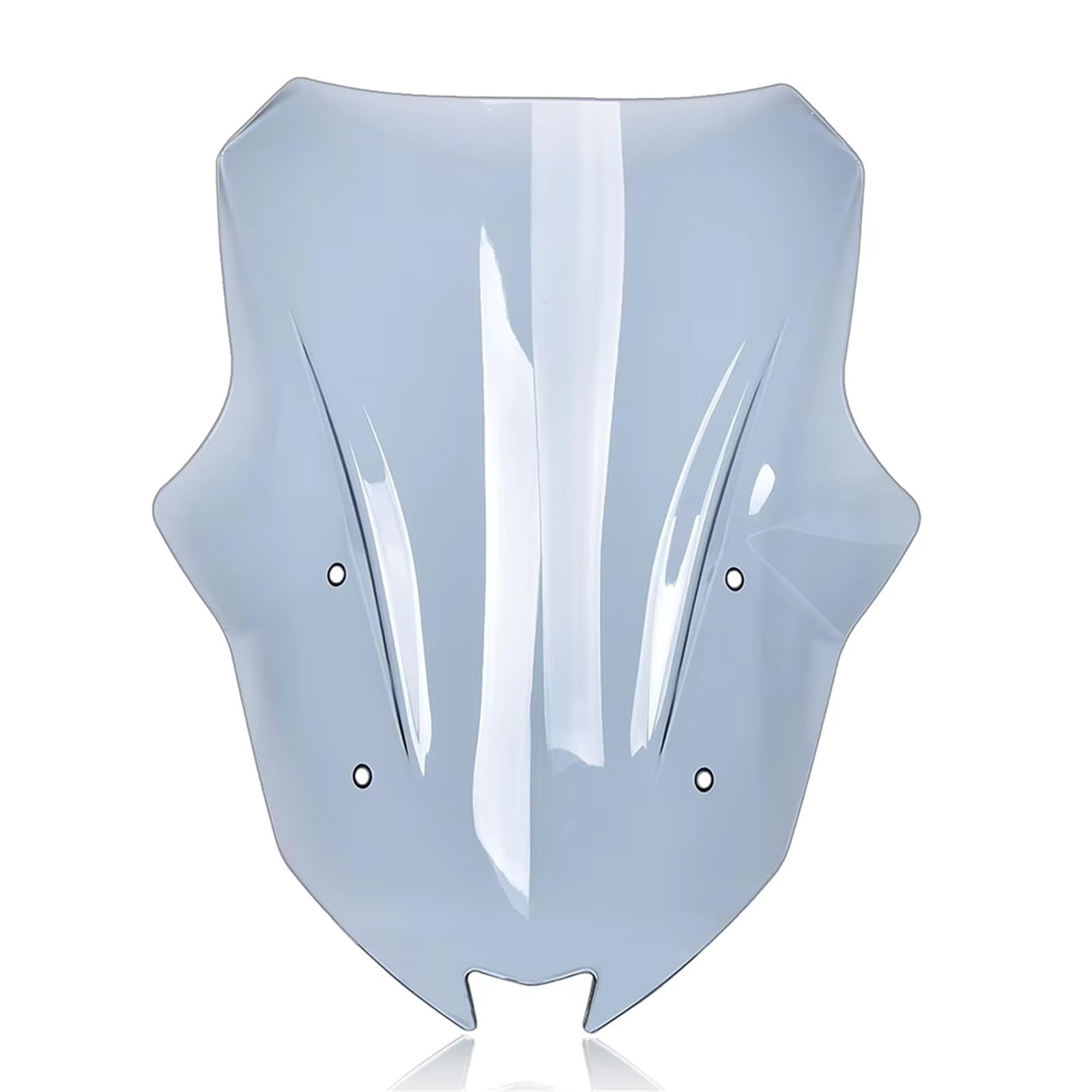 BBWUQIU Windabweiser Motorrad Für Ninja Für Z1000SX 2017 2018 2019 Motorrad Bike Windschutzscheibe Windschutz Double Bubble Fly Screen Teile Schallwand Spoiler(Light Smoke) von BBWUQIU