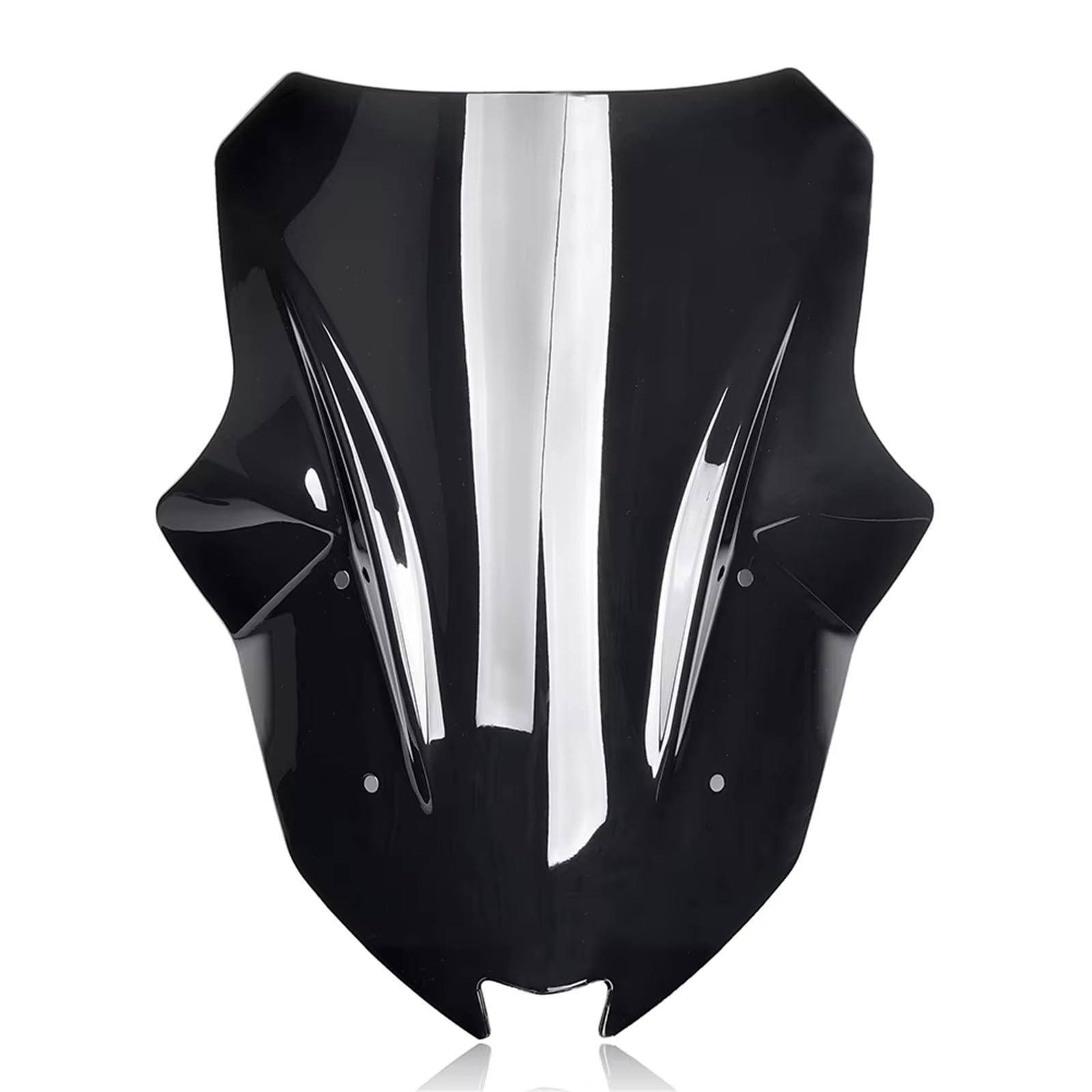 BBWUQIU Windabweiser Motorrad Für Ninja Für Z1000SX 2017 2018 2019 Motorrad Bike Windschutzscheibe Windschutz Double Bubble Fly Screen Teile Schallwand Spoiler(Smoke) von BBWUQIU
