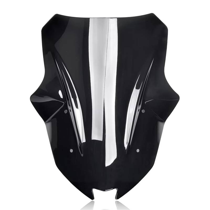 BBWUQIU Windabweiser Motorrad Für Ninja Für Z1000SX 2017 2018 2019 Motorrad Bike Windschutzscheibe Windschutz Double Bubble Fly Screen Teile Schallwand Spoiler(Smoke) von BBWUQIU