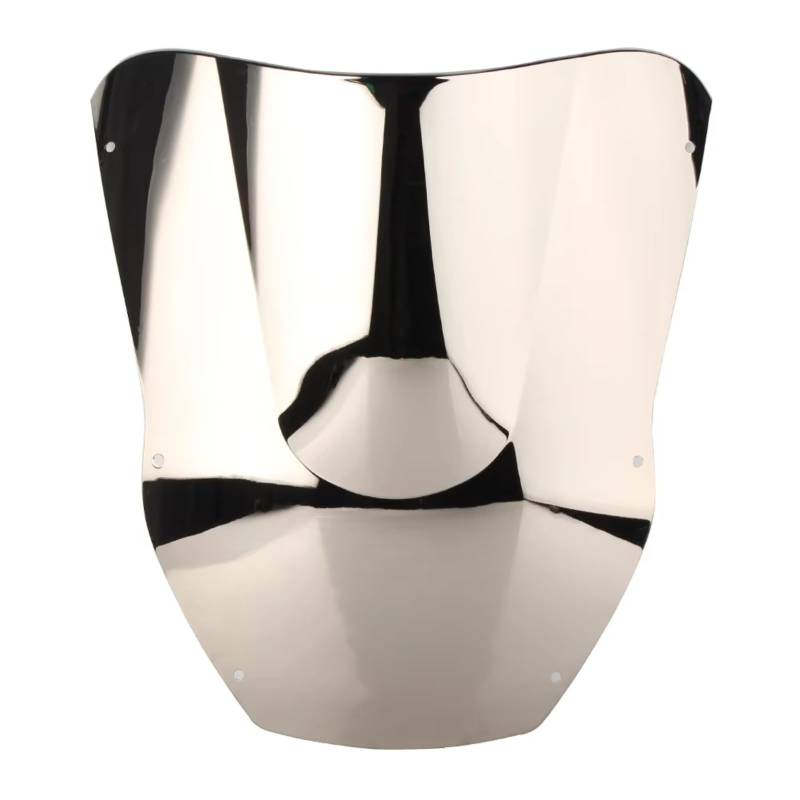 BBWUQIU Windabweiser Motorrad Für Ninja Für ZX-12R 2000 2001 Motorrad Windschutzscheibe Windschutzscheibe Deckt Bildschirm Double Bubble Motorräder Deflektor ABS Kunststoff Motorräder Spoiler(Silver) von BBWUQIU