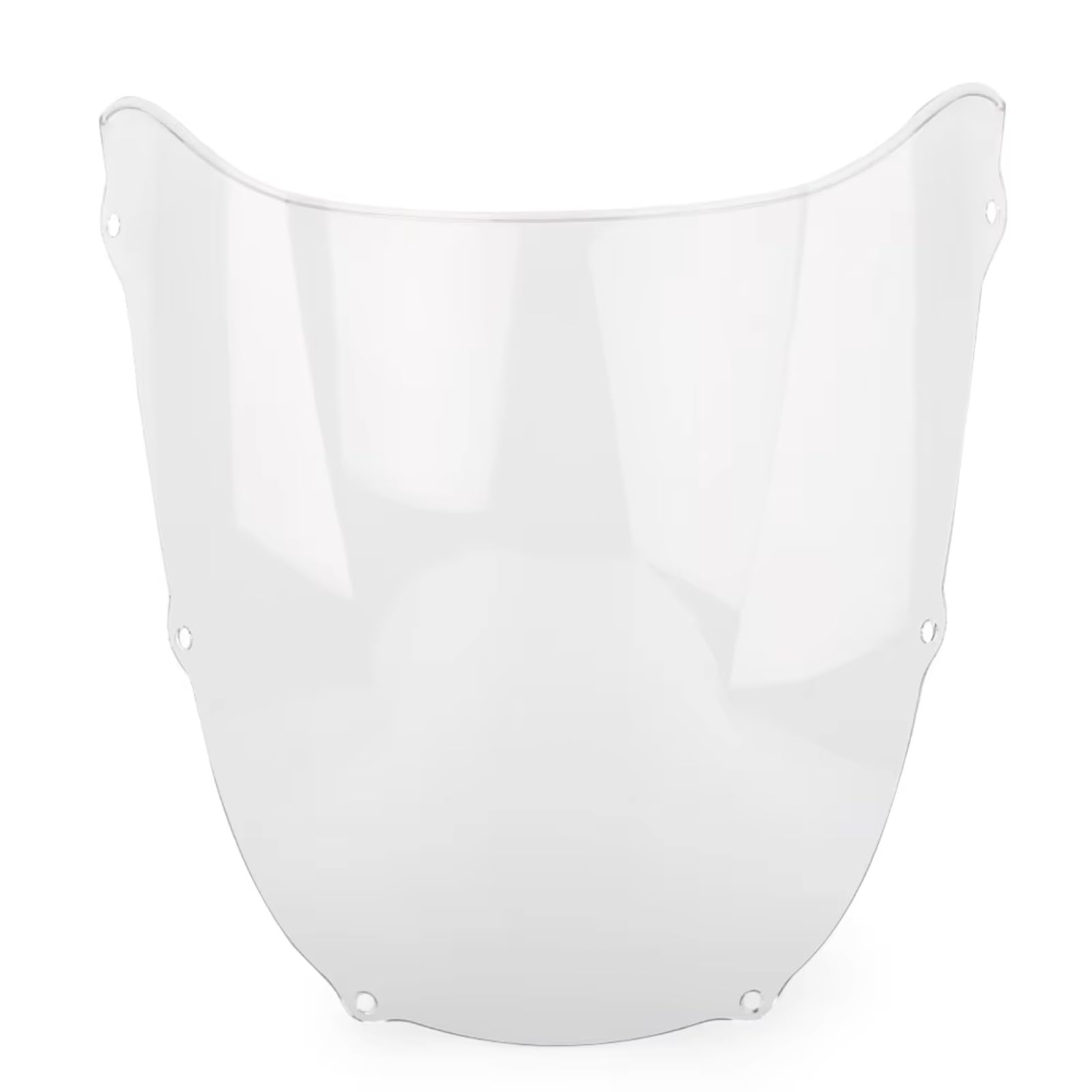 BBWUQIU Windabweiser Motorrad Für Ninja Für ZX-6R 1998 1999 Motorrad Zubehör Ersatz Motorrad Windschutzscheibe Windschutzscheibe Double Bubble Motorrad Windschutzscheibe Spoiler(Clear) von BBWUQIU