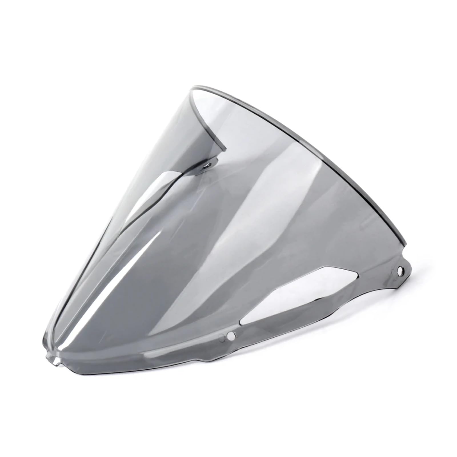 BBWUQIU Windabweiser Motorrad Für Ninja Für ZX6R 2024 Motorrad Windschutzscheibe Anti-Scratch-Screen Roller Windschutzscheibe Spoiler Motorrad Windschutzscheibe Deflektor(Smoky) von BBWUQIU