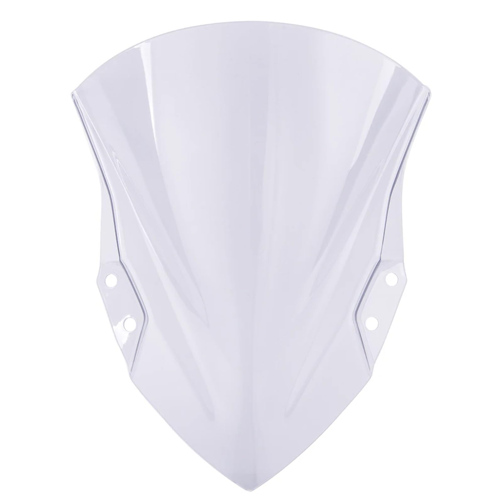 BBWUQIU Windabweiser Motorrad Für Ninja400 Für Ex400 Für Ninja250 2018-2023 Motorrad Double Bubble Windschutzscheibe Windschutz Motorrad Windschutzscheibe Spoiler(Light Smoke) von BBWUQIU