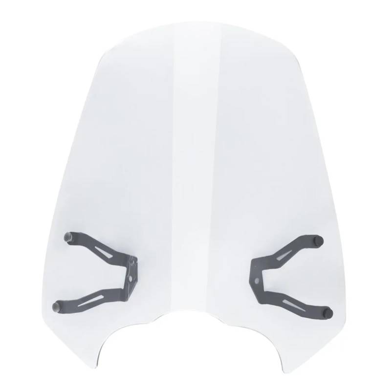 BBWUQIU Windabweiser Motorrad Für VN EN 650 2015-2022 Motorrad Zubehör Windschutz Windschutz Wind Mit Halterung Motorrad Windschutzscheibe Spoiler(Transparent) von BBWUQIU