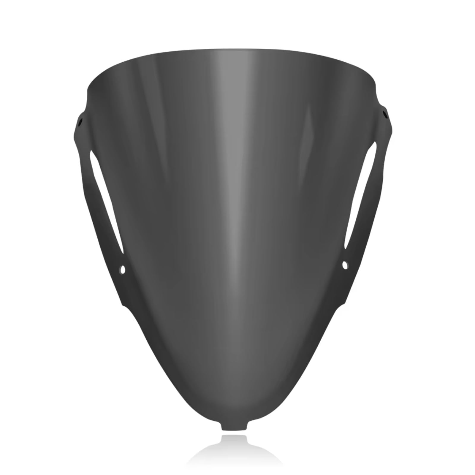 BBWUQIU Windabweiser Motorrad Für ZX-6R 2024 Geändert Motorrad Erhöhte Windschutzscheibe Guide Glas Bildschirm Windabweiser Schutz Motorrad Windschutzscheibe Spoiler(Black) von BBWUQIU