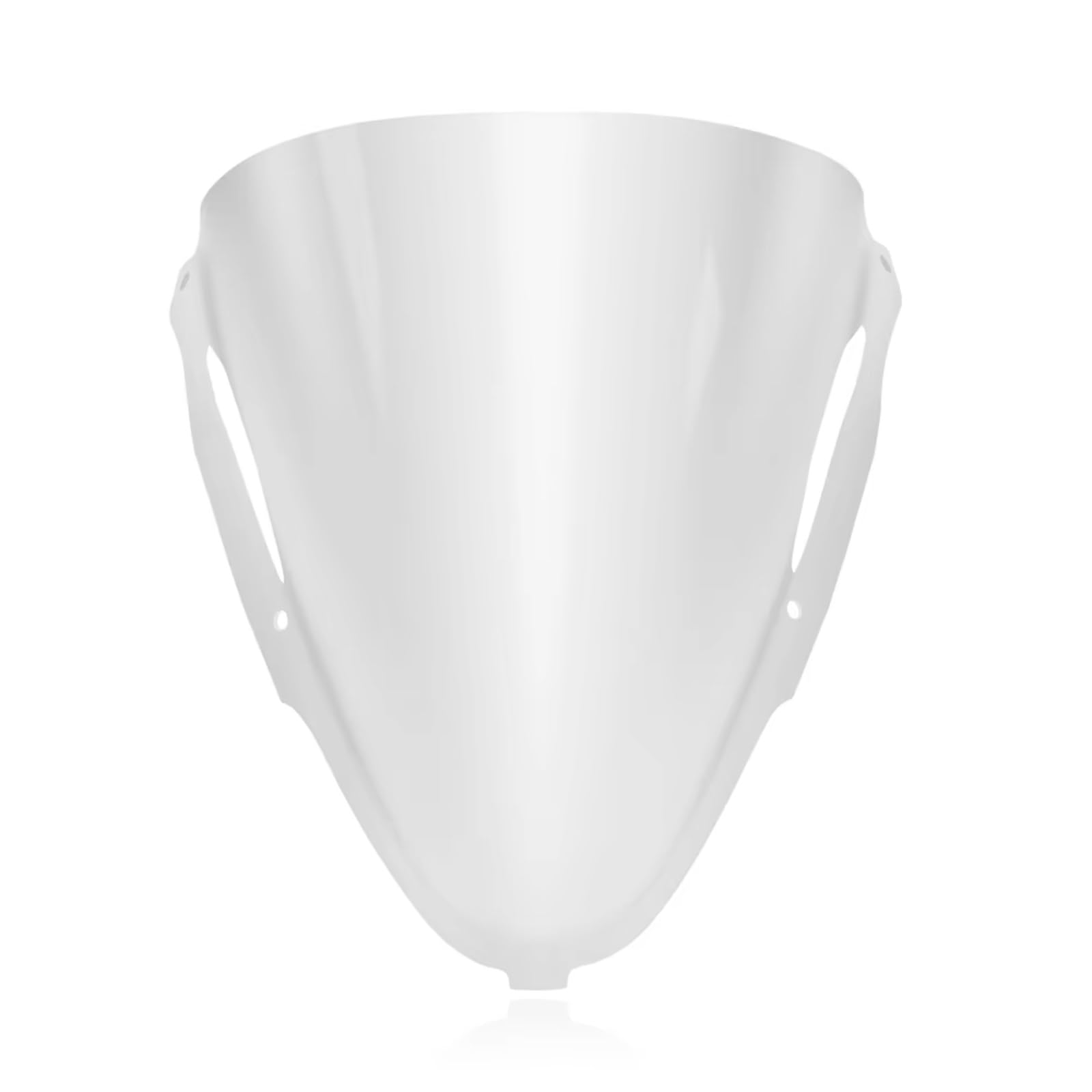BBWUQIU Windabweiser Motorrad Für ZX-6R 2024 Geändert Motorrad Erhöhte Windschutzscheibe Guide Glas Bildschirm Windabweiser Schutz Motorrad Windschutzscheibe Spoiler(Transparent) von BBWUQIU