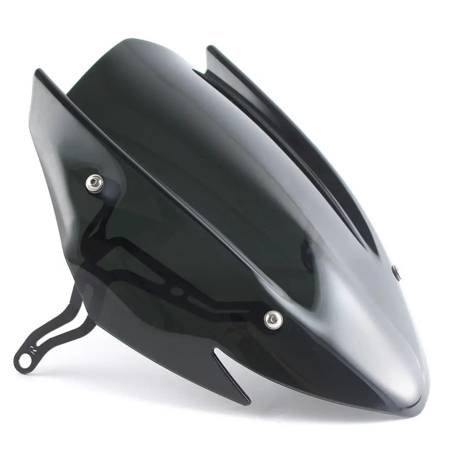 BBWUQIU Windabweiser Motorrad Kompatibel Mit Suzuki Für GSX-S750 2017–2023 Motorrad-Zubehör Windschutzscheibe Windschutzscheiben-Bildschirm Mit Halterung Motorrad-Windschutzscheiben-Spoiler(Smoke) von BBWUQIU