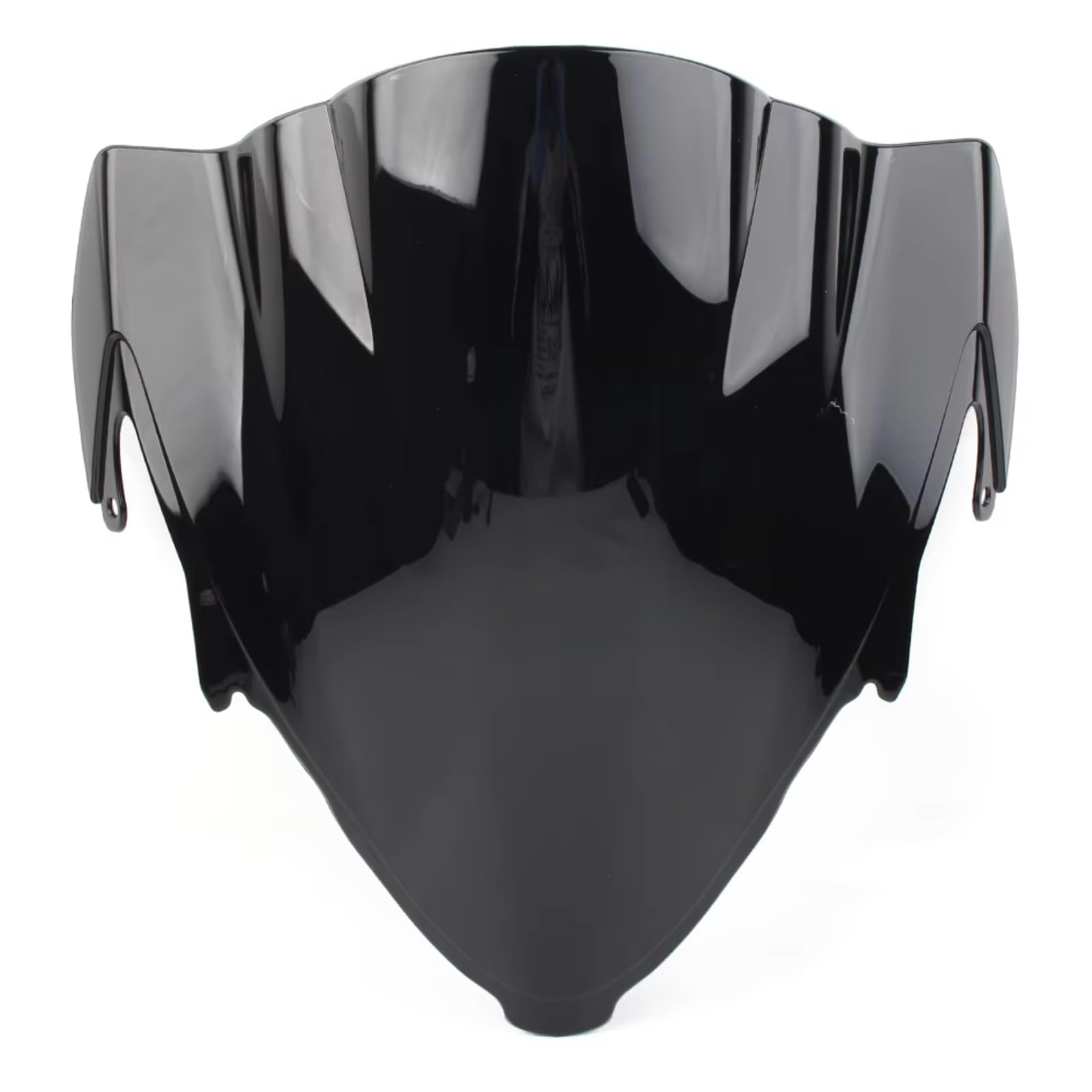 BBWUQIU Windabweiser Motorrad Kompatibel Mit Suzuki Für GSXR1300 2021 Motorrad Double Bubble Smoked Black Windschutzscheiben-Windschutzabdeckung Motorrad-Windschutzscheiben-Spoiler(Black) von BBWUQIU