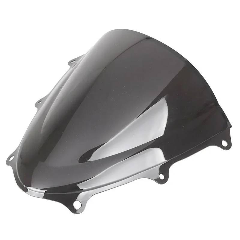 BBWUQIU Windabweiser Motorrad Kompatibel Mit Suzuki Für GSXR600 Für GSX-R750 2011-2015 K11 Motorrad Schwarz Double Bubble Windschutzscheibe Windschutzscheibe Bildschirm ABS von BBWUQIU